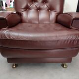 Vintage leather armchair