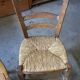 4 chaises paillées