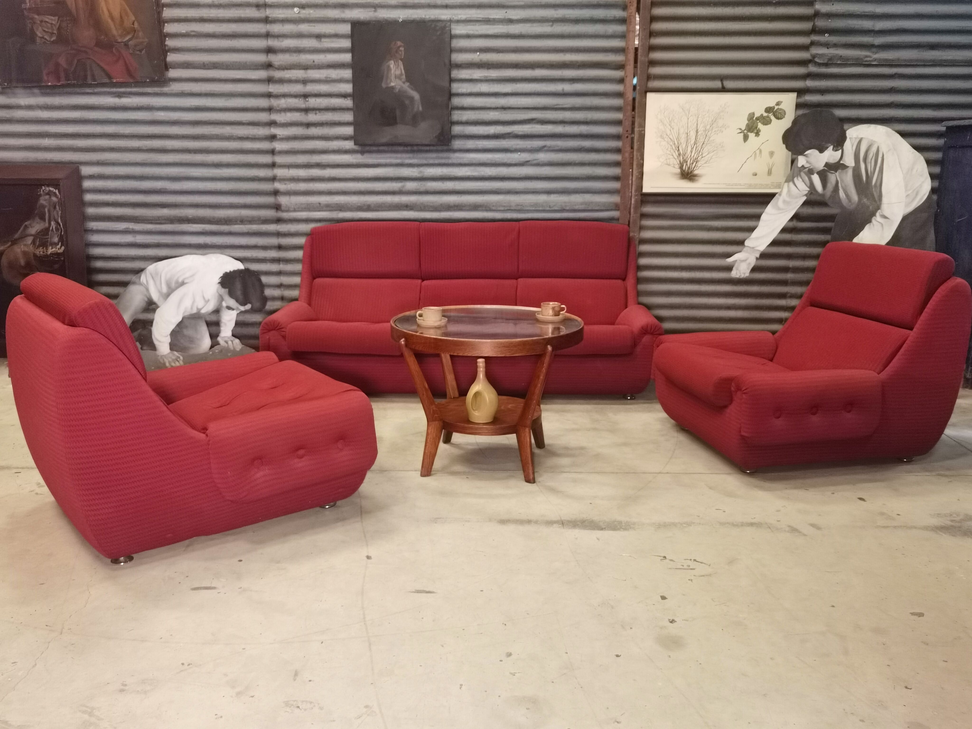 Full lounge space age Atlantis bordeaux