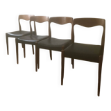 Set of 4 Scandinavian chairs 1960