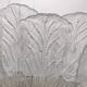 Large Italian Murano Glass Leaf Flush Mount Ceiling Light
