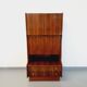 Vintage rosewood top storage cabinet from the 60s