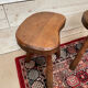 Pair of vintage brutalist tripod stools 50/60