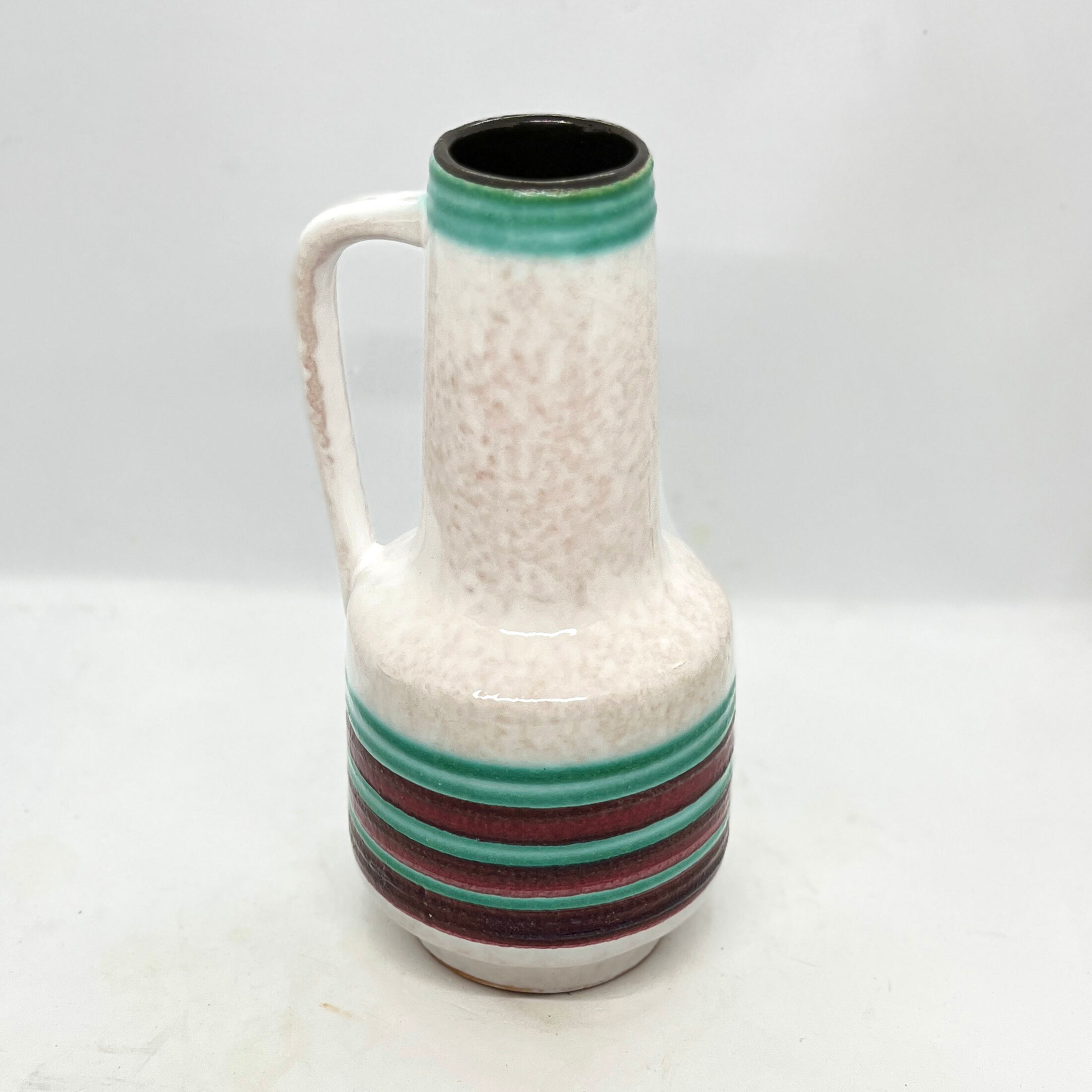 Ceramic vase with handle VEB Haldensleben, Germany, 1970s