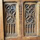Carved wooden chest
