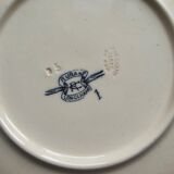 Set of 6 Longchamp iron earth plates