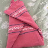 Old oval Basque tablecloth