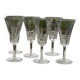 Lot de 6 verres à porto en cristal VILLEROY ET BOCH. Modèle Concorde.