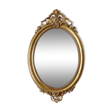 Miroir Ancien  Napoléon d'époque à la feuille d'or