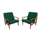 Pair of green armchairs by Frantisek Jirak for TON Bystřice