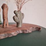 Brutalist wooden top