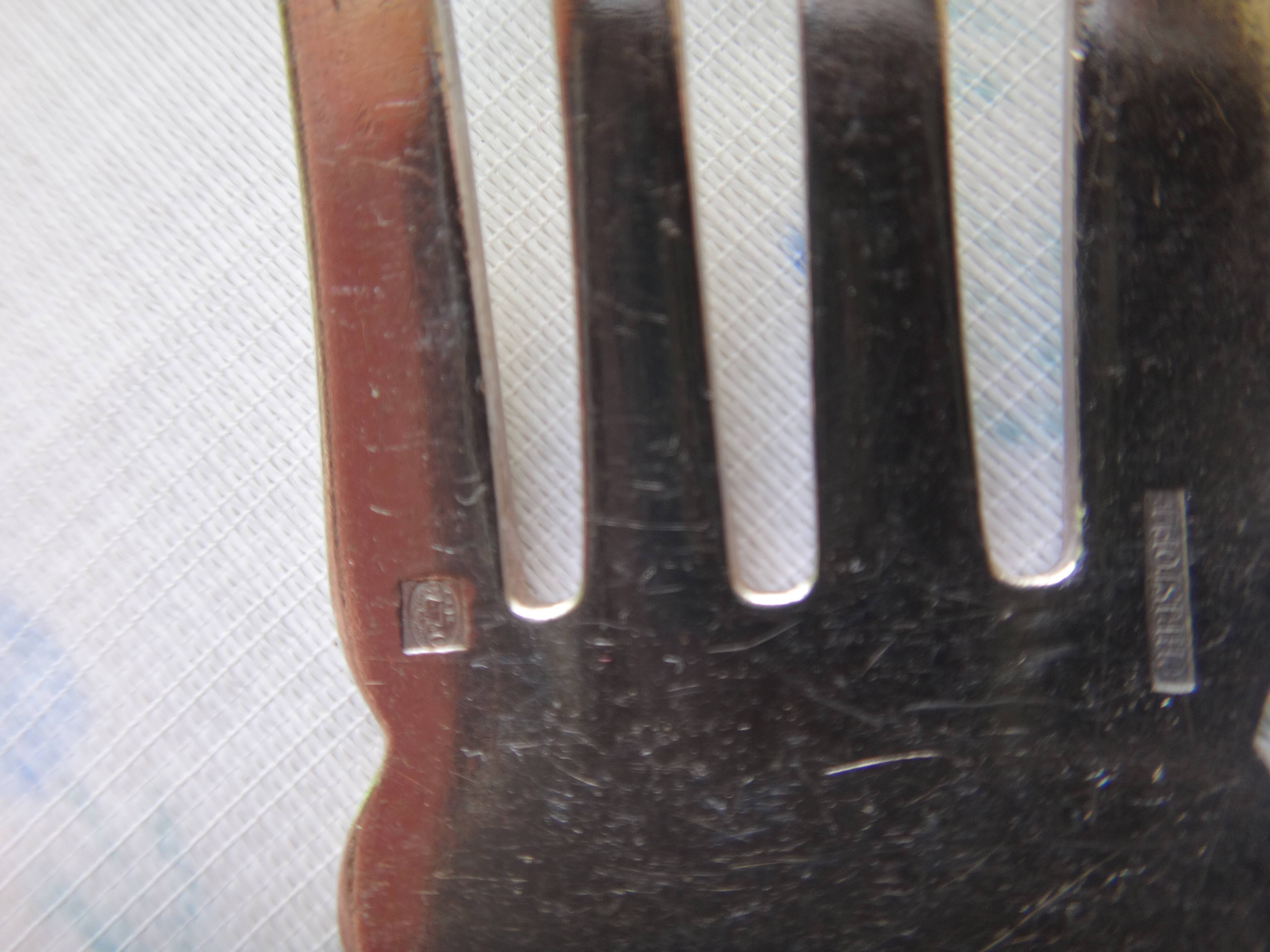 12 Christofle fish cutlery