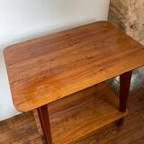 Table desserte pieds compas vintage 1950