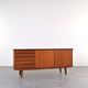 Mid-Century Teak Sideboard by Fredrik A. Kayser, Norway, 1960s.