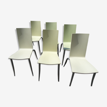 Série de 6 chaises Olly Tango de Philippe Starck