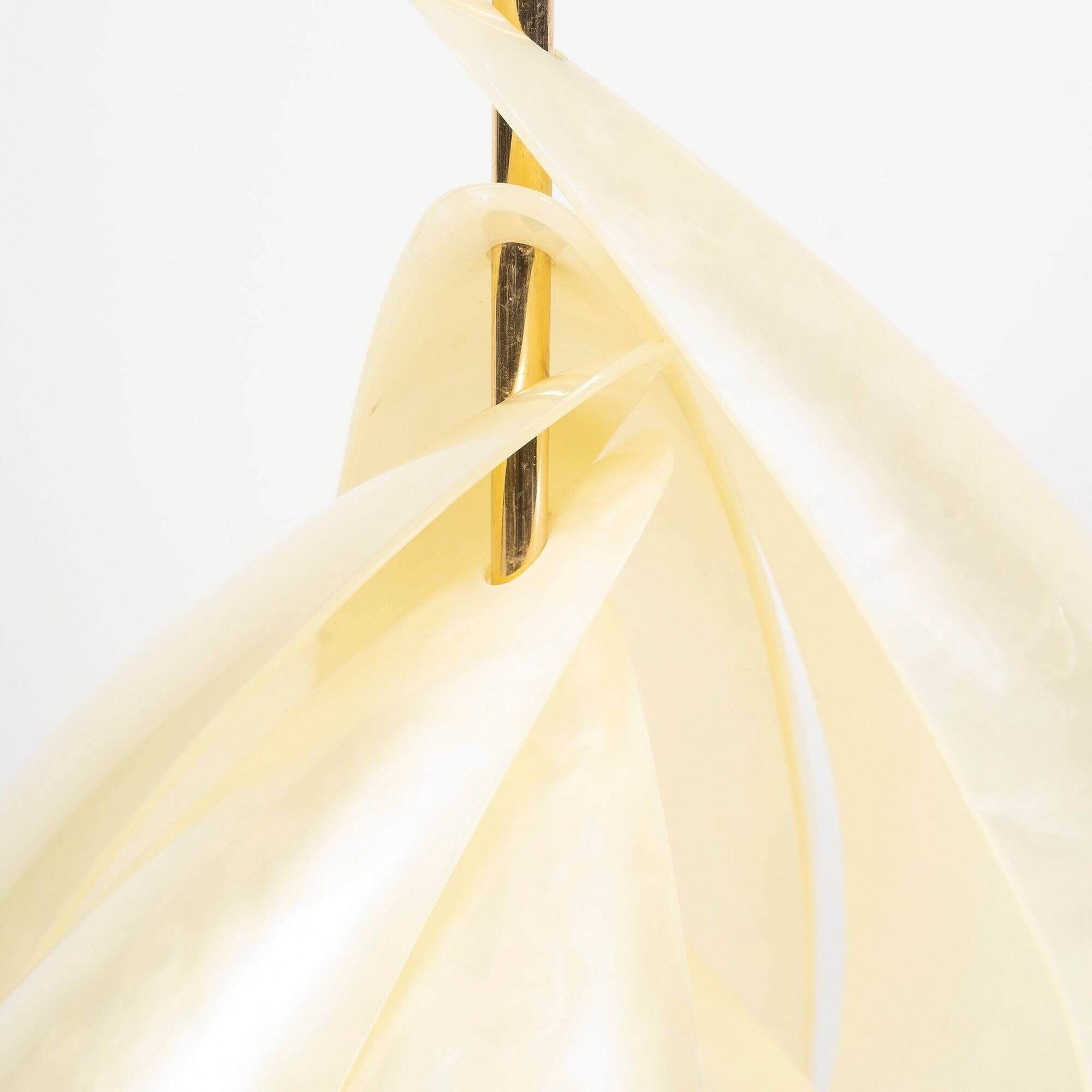 "Shell" lamp from Maison Rougier, Canada, 1970s.
