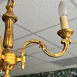 Small gilded bronze chandelier