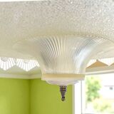 Mid century modern plexiglass chandelier for 4 lights