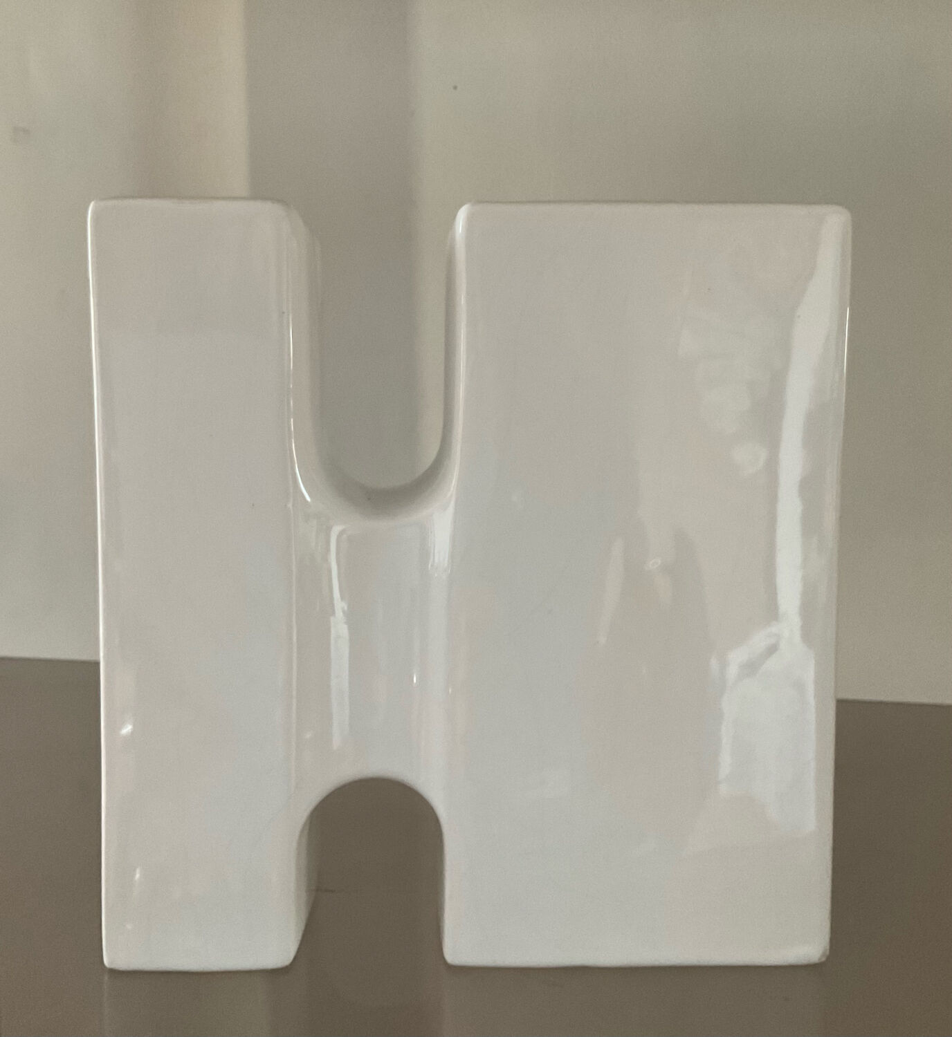 Vintage glazed ceramic vase