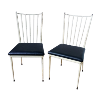 Paire de chaises de Colette Gueden 1950