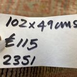 Small Vintage Turkish Rug 102x49 cm, Short Runner, Tribal, Shabby, Mini Carpet