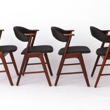 Lot de 6 chaises de salle à manger danoises en teck par Korup Stolefabrik – Milieu des années 1960