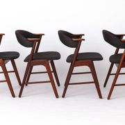 Set of 6 Danish Teak Dining Chairs by Korup Stolefabrik – 1960s Mid-Century