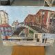 Painting of the lifting bridge on Rue de Crimée in Paris, Roland Hamon
