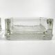 2 Pocket emptiers/ashtrays/paperweights • Lumax • Saint-Gobain • 1950