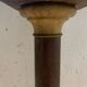 Louis XVI style presentation column in patinated beech, 20th century