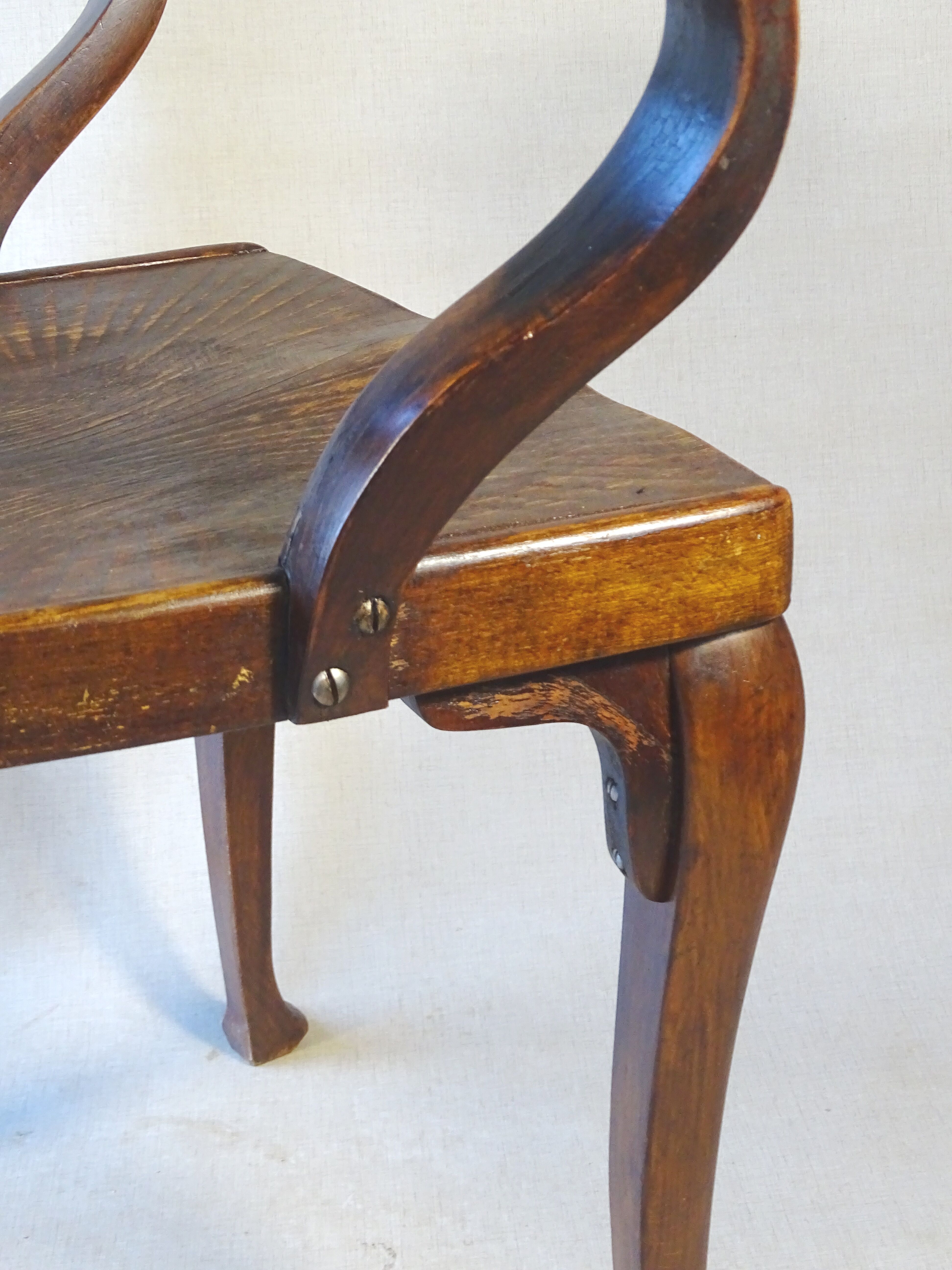 Fauteuil de bureau  KOHN N°701 Sécession - 1910 - No Thonet -