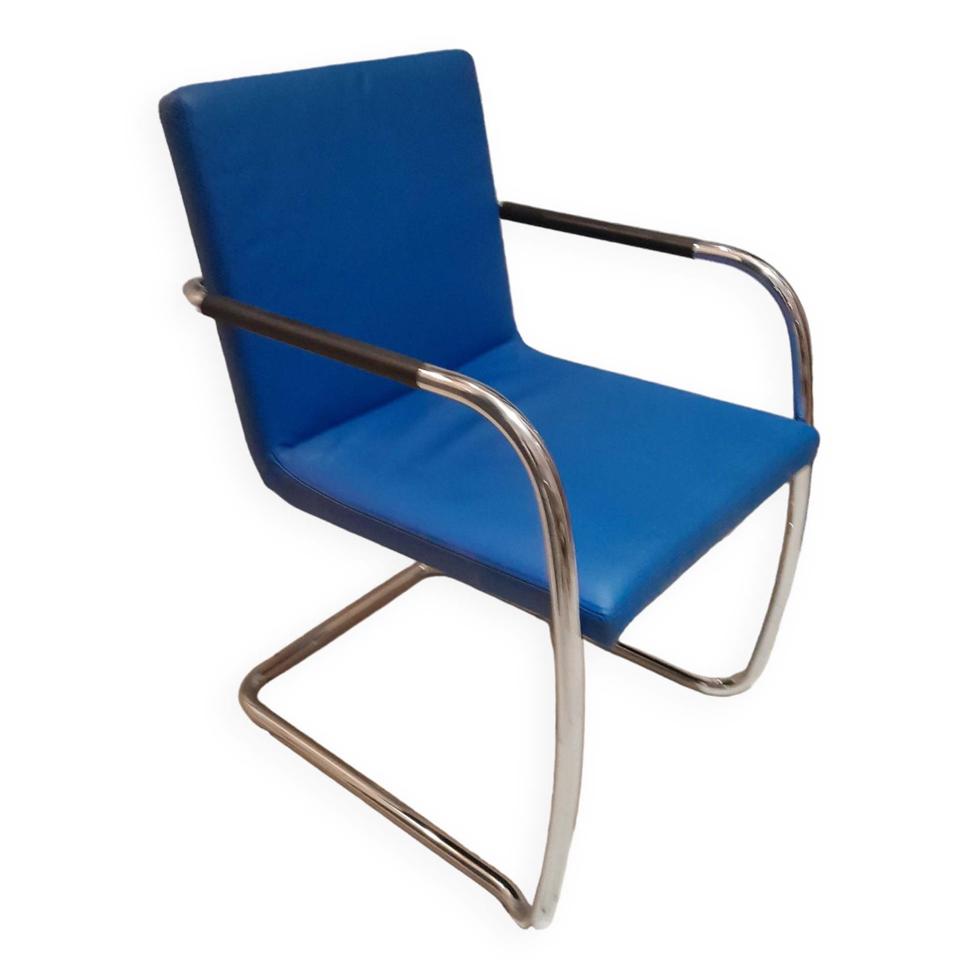 THONET sled-style chair, designer office/dining room chair with cantilever