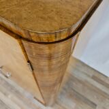 Art decò sideboard in thuja and walnut
