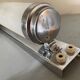 Lamp wall lamp vintage tube sandblasted glass and mounting chrome