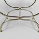 Neoclassical swan-headed curule circa 1960