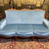 Louis XV style living room Sofa and pair of Armchairs