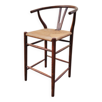 High chair armchair in vintage Scandinavian style