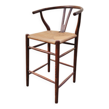 High chair armchair in vintage Scandinavian style