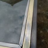Table basse verre et chrome