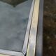 Table basse verre et chrome