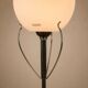 Italian design floor lamp with blue Murano glass, 1990s