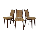 Mid-century set of Three Chairs by Ton,1960‘s.