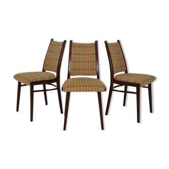 Ensemble de trois chaises du milieu du siècle par Ton1960's.
