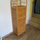 Vintage Library - 2 drawers - Woven rattan cupboard - 1980s - natural