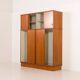 Omann Jun Extra large mid century teak wardrobe, Denmark, 1970s