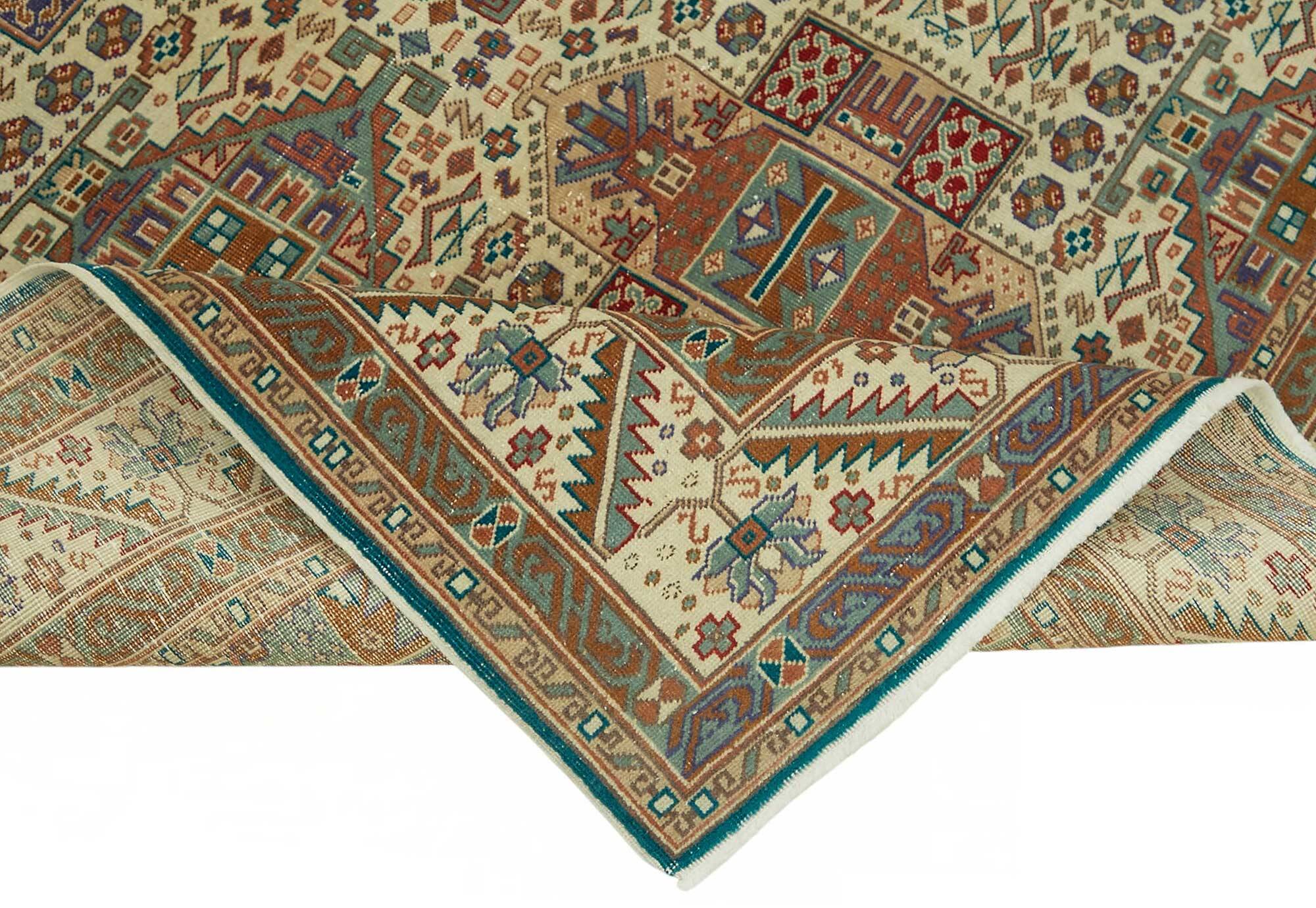 Turkish Wool Vintage Kayseri Rug 195 cm x 290 cm