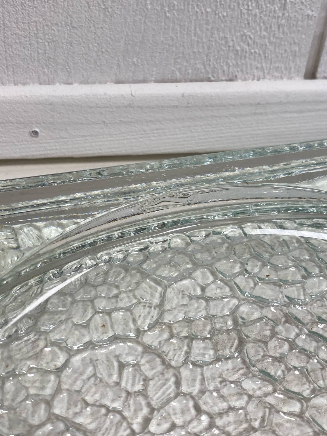 Glass trinket tray