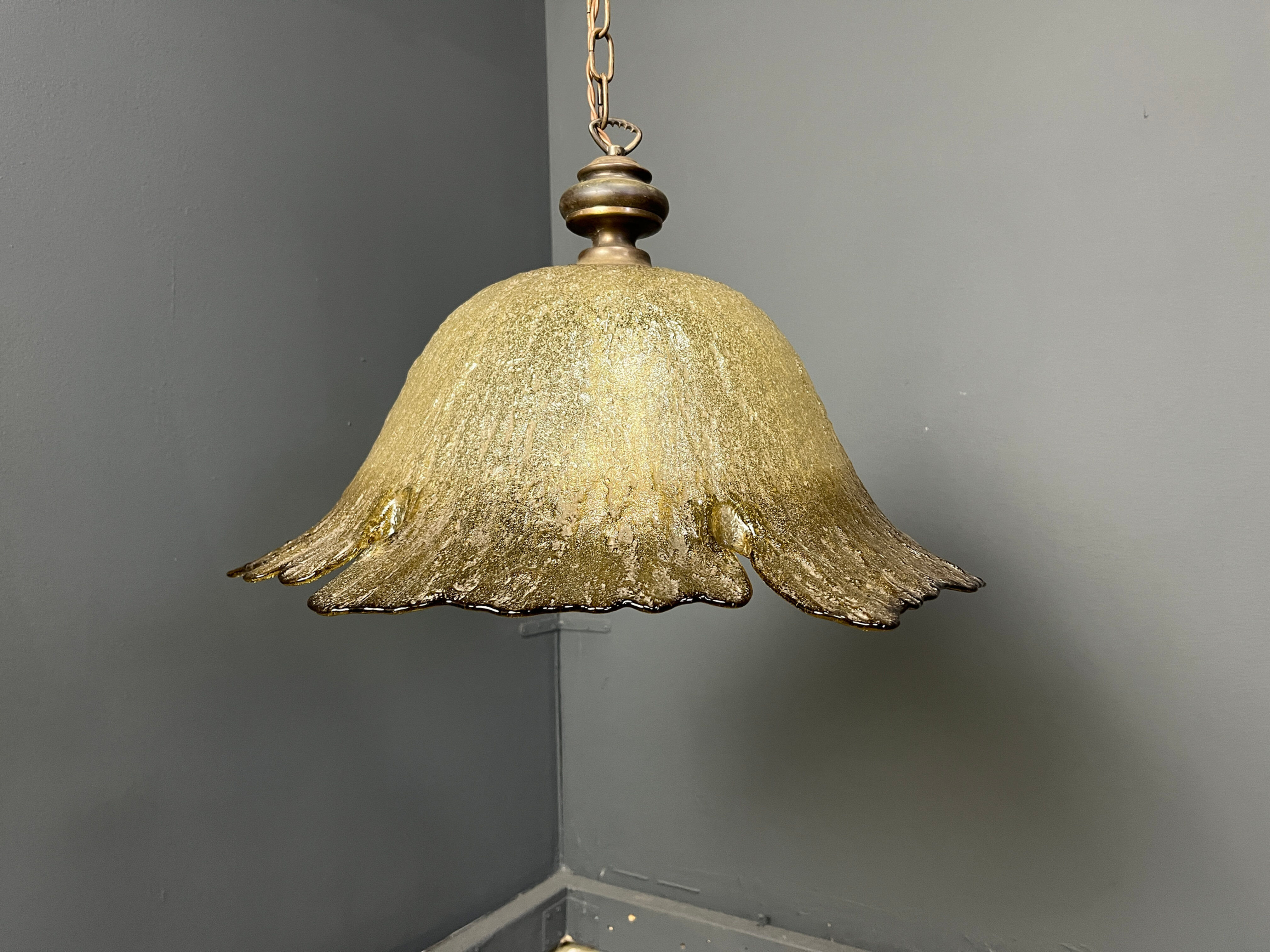 Vintage Murano glass pendant light, 1960s