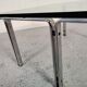 Horst Brüning coffee table for Kill International, glass and metal 70s