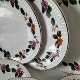 Sarreguemines DV France dessert plates Jeannette model